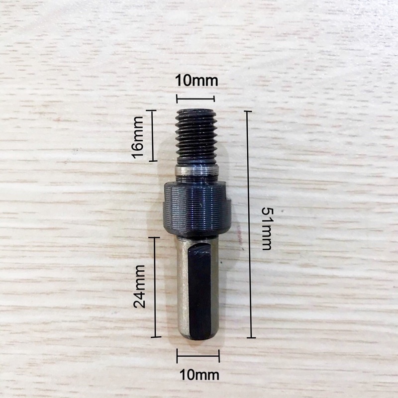 Đầu chuyển đổi máy khoan sang máy cưa, máy mài, máy cắt loại  10mm