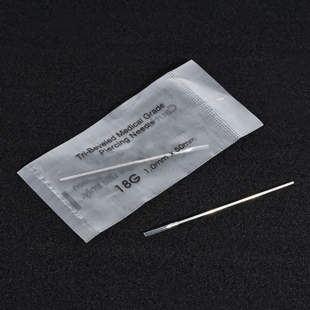 Bộ 10 cây kim xỏ khuyên nhiều kích cỡ 12 / 14 / 16 / 18 / 20g