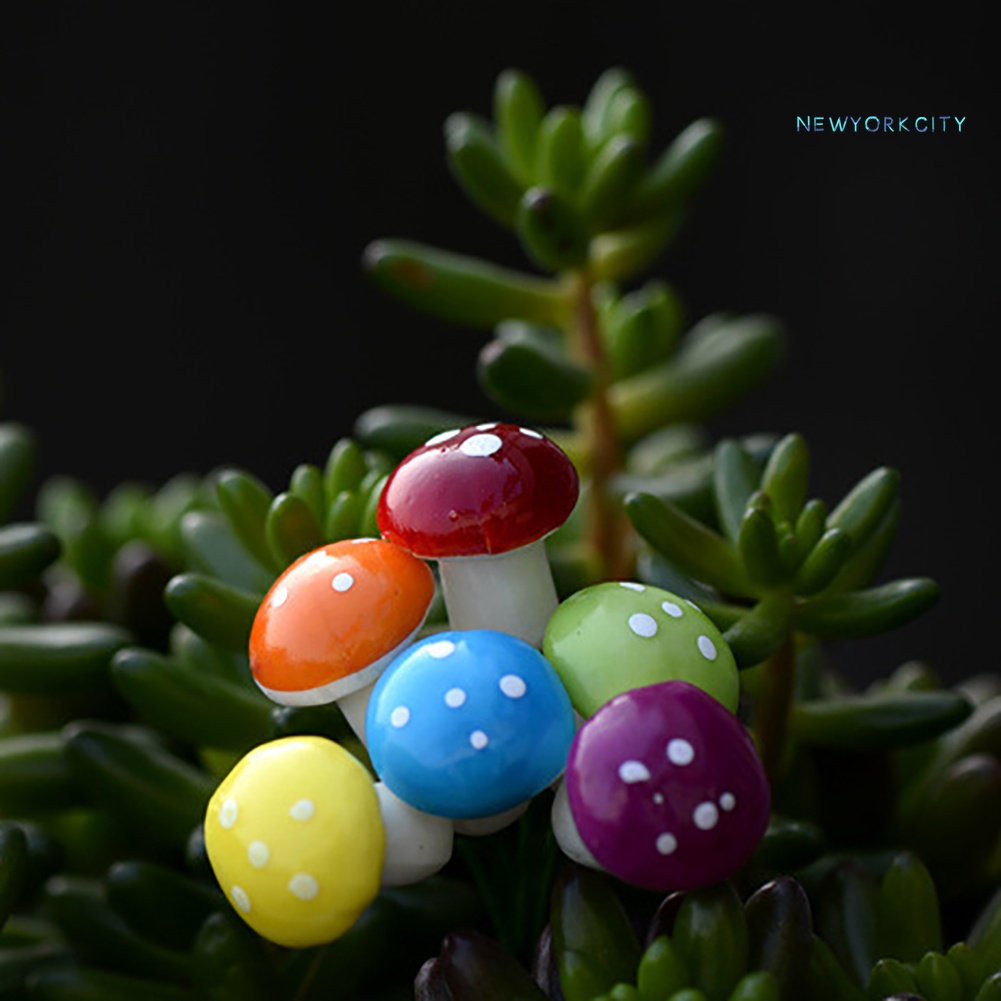 Set 16 Cây Nấm Giả Trang Trí Giáng Sinh