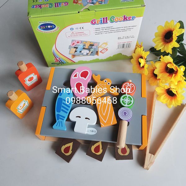 Đồ chơi gỗ Winwintoys Bếp nướng