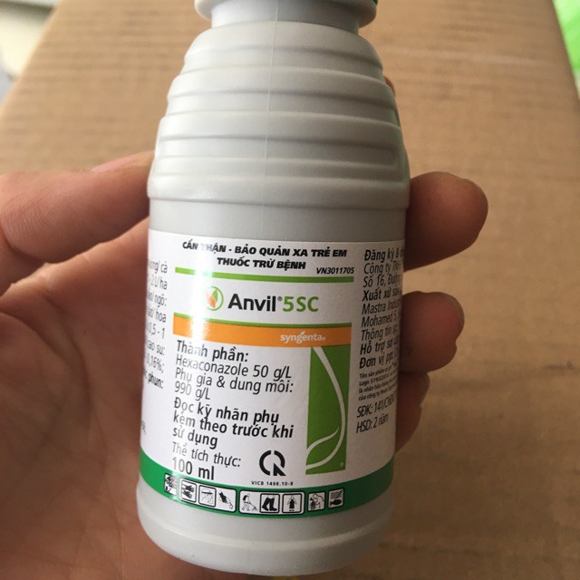 [SIEURE] Anvil 100ml - đặc trị phấn trắng, vàng lá, ri sat trên hoa, cây cảnh hàng đẹp, phân phối chuyên nghiệp.