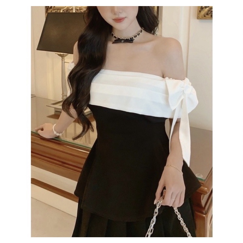 Áo lệch vai siêu xinh