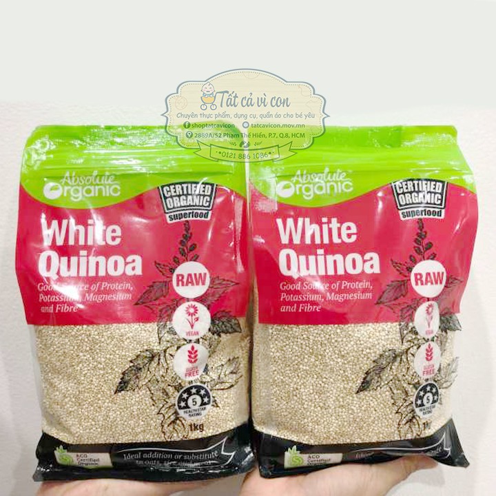 Hạt Quinoa Organic Absolute - bán lẻ 100gr
