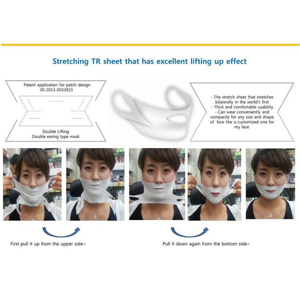 [Mã 155FMCGSALE giảm 7% đơn 500K] MẶT NẠ ĐỊNH HÌNH CẰM V-LINE VTR V Stretching Mask