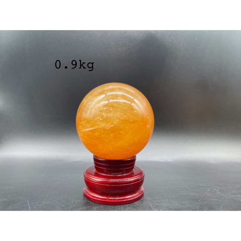 Quả Bi Cầu Đá Canxit Vàng Phong Thuỷ