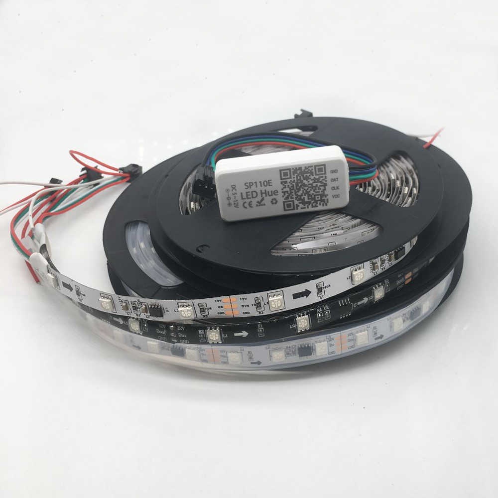 Cuộn 5M LED DÂY 12V 5050 RGB  60LED/M IC1903/2811