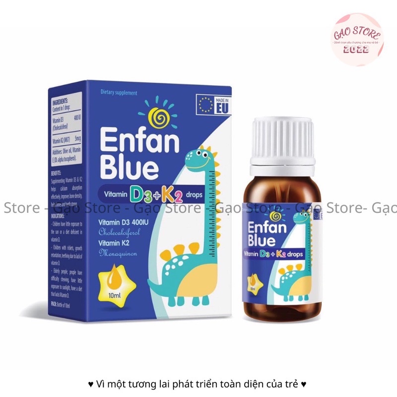 ENFAN BLUE - Vitamin D3 + K2 10ml