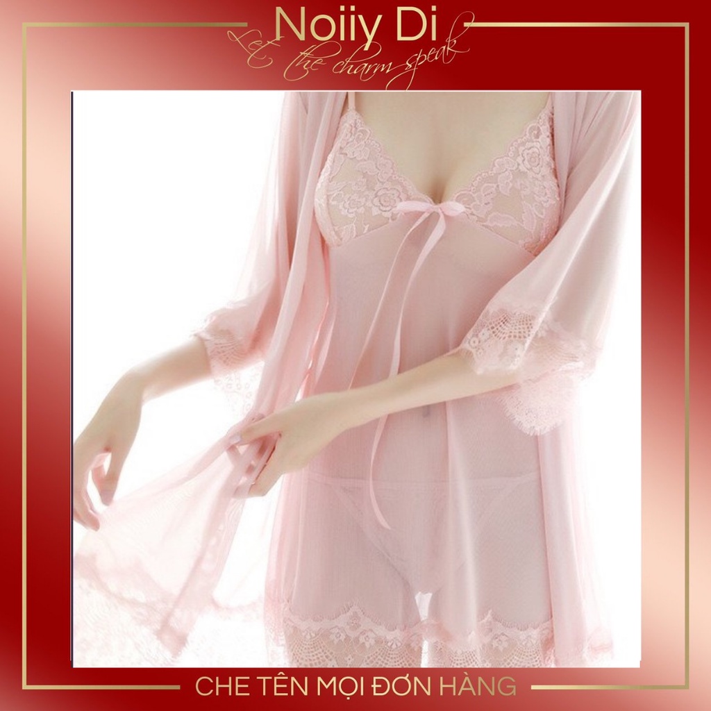 Đầm Ngủ Sexy Có Áo Choàng Xuyên Thấu Cao Cấp. Váy Ngủ 2 Dây Gợi Cảm, Kèm Chip Lọt Khe. Mã 008 | BigBuy360 - bigbuy360.vn