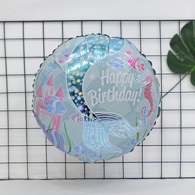 Bóng bay trang trí tiệc sinh nhật hình nàng tiên cá