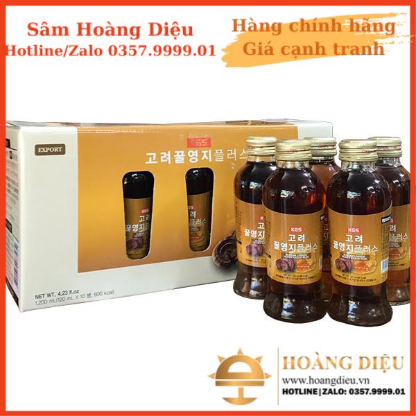 Nước Linh Chi Mật Ong KGS 120ml x 10 Chai