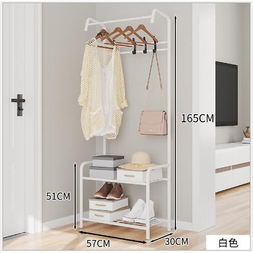 [ Ở ĐÂU RẺ HƠN QUAY LẠI SHOP HOÀN TIỀN ] Kệ Treo Quần Áo Chữ L 2 Tầng Sang Trọng Hàng Mới Về