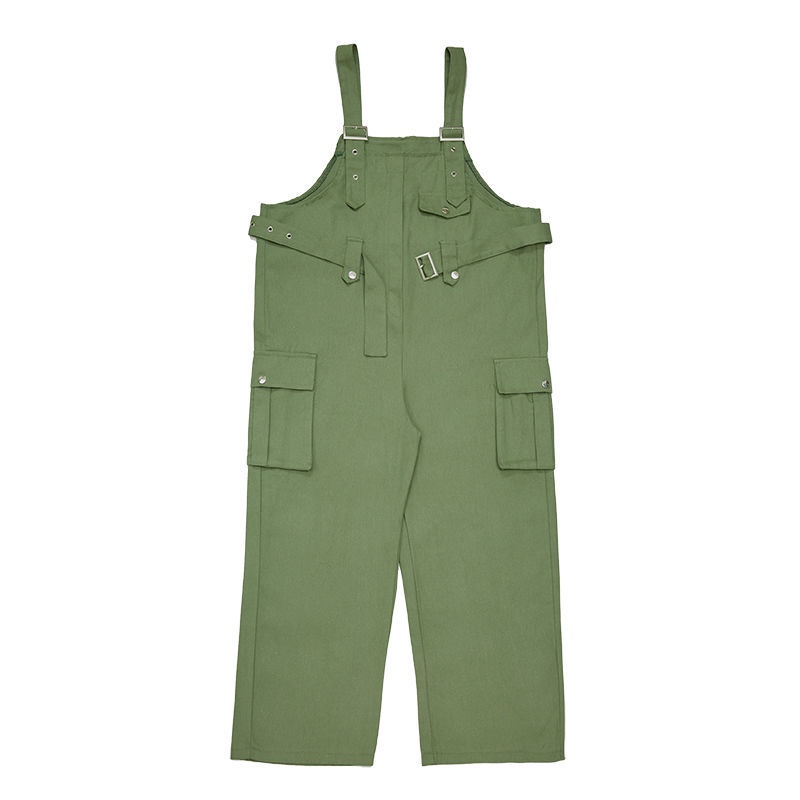 Áo Thun Ngắn Tay Kèm Quần Yếm Lưng Cao Thời Trang Hàn Quốc Cho Nữ