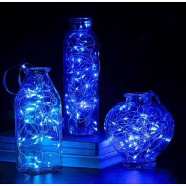 Đèn led fairylight, dây đèn đom đóm 30 bóng dài 3m dùng pin