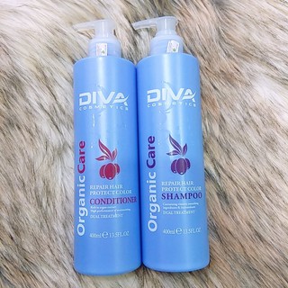 [ HÀNG CHÍNH HÃNG] Bộ Dầu Gội DiVa Argan 400ml