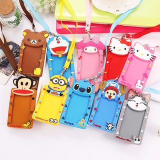 Bao đựng thẻ học sinh, sinh viên hình thú siêu cute kèm dây đeo