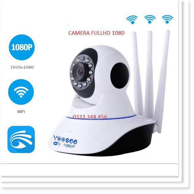 Camera IP YooSee 3 Anten FHD1080P - 2.0mpx (bảo hành 12 tháng)