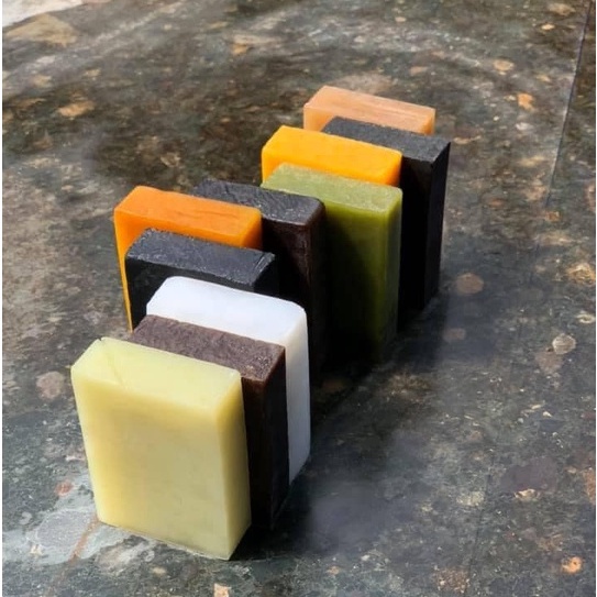 Xà Bông Sinh Dược Thiên Nhiên Mướp Đắng Nghệ Mật Ong, Xà Bông Mướp Đắng Sáng Da Giảm Thâm Giảm Mụn Lưng