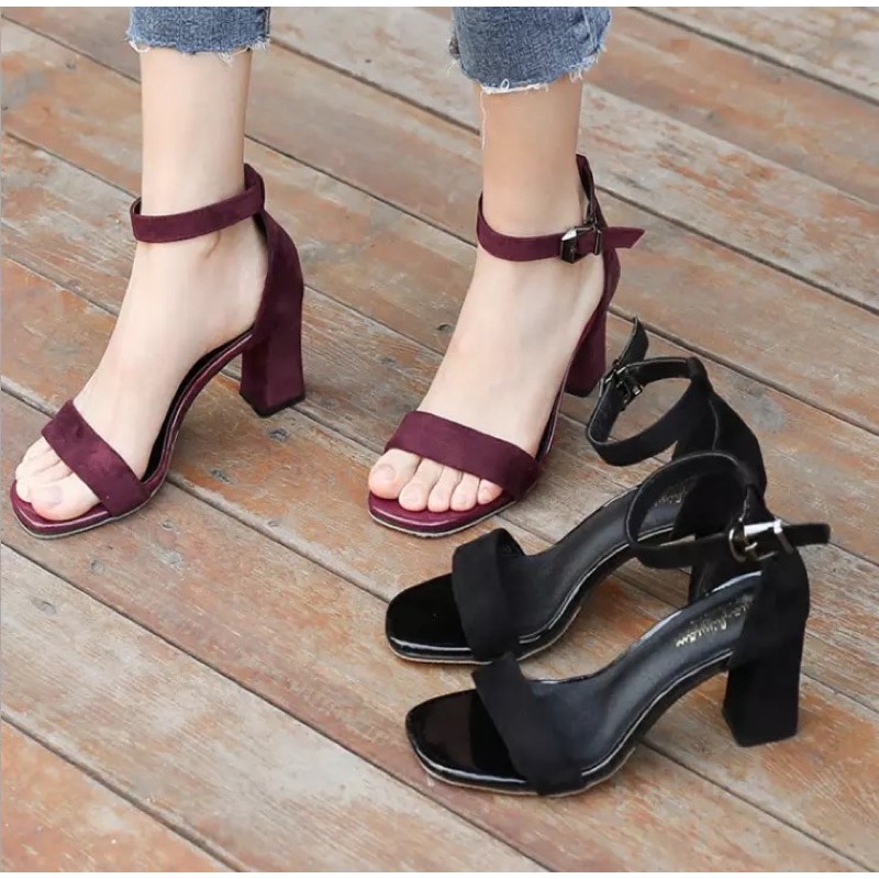 GIÀY SANDAL GÓT 5 VÀ 7 PHÂN DA LỘN
