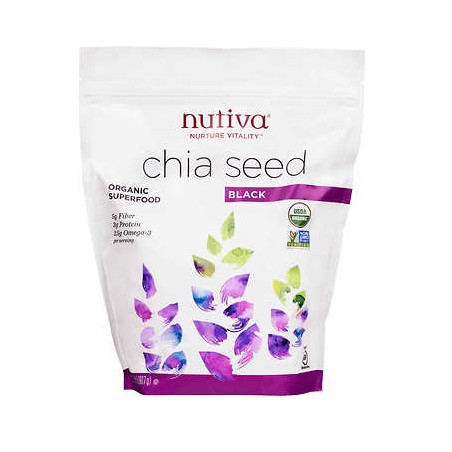 Hạt Nutiva Organic Superfood Chia Seed 1.36kg Mỹ (07/2022)