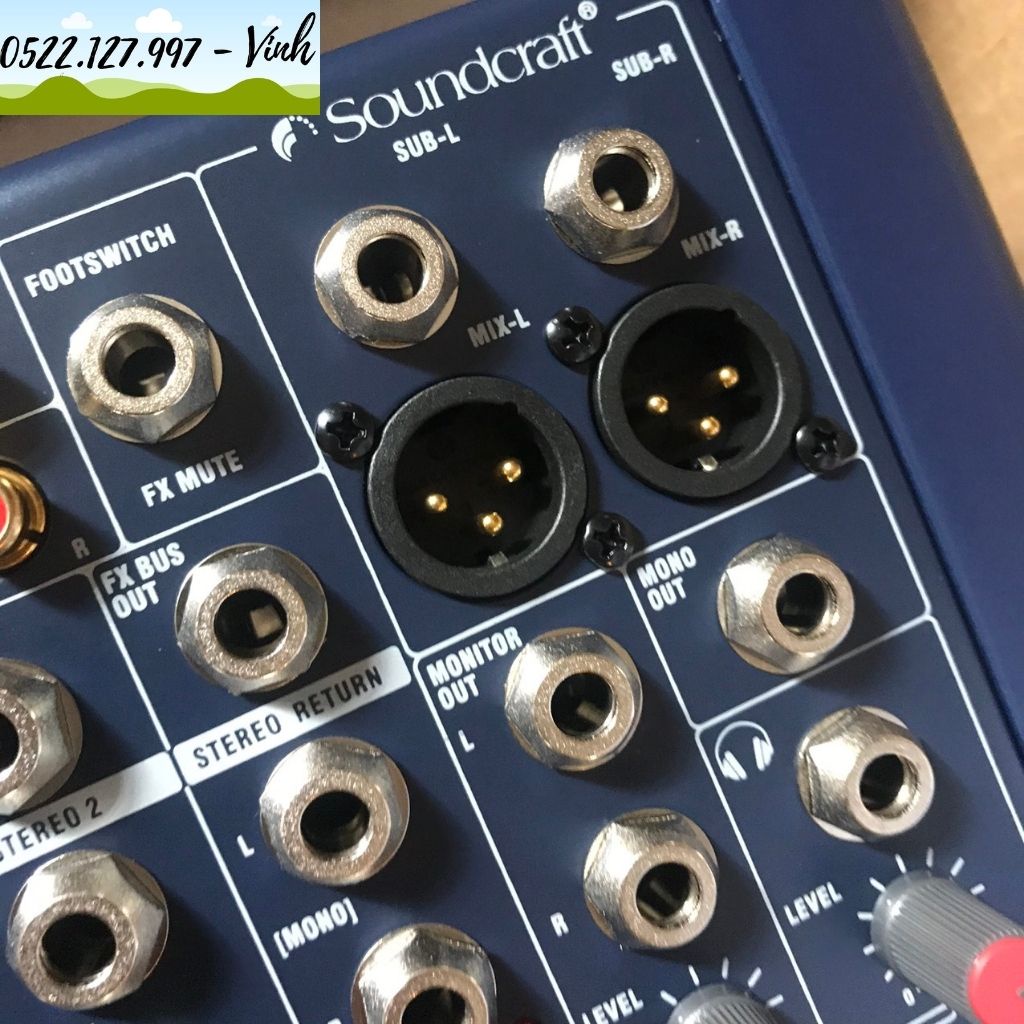 Mixer bàn Soundcraft MFX 12/2 - sản phẩm nhập khẩu loại 1 - Gia Khang Shop