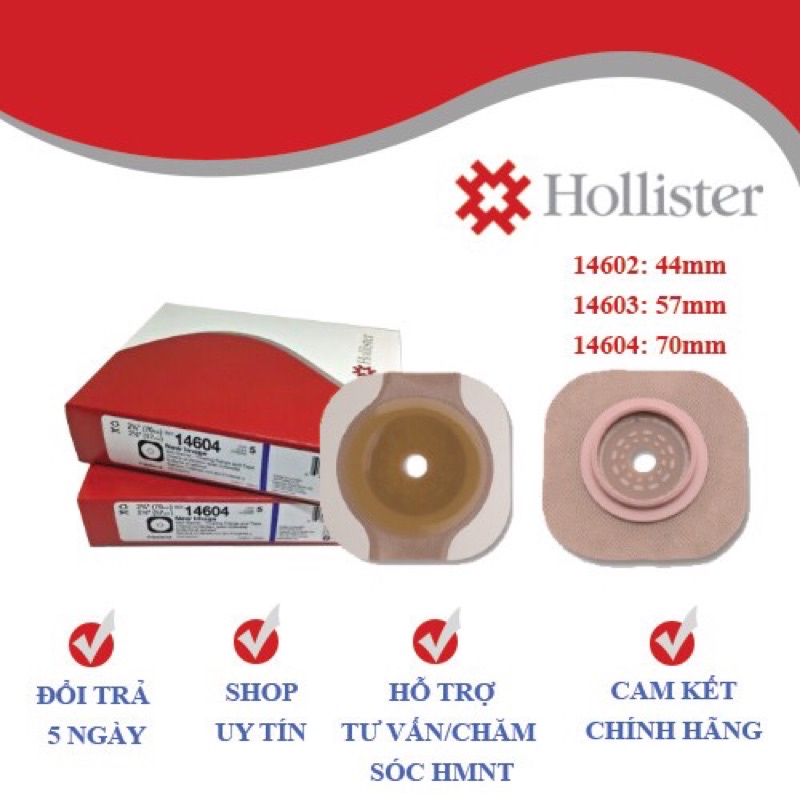 Đế bằng hậu môn nhân tạo Hollister