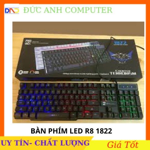 Bàn Phím Giả Cơ GAM R8 1822 - Có LED 7 Màu - Lướt Phím Ngon- Hãng Phân Phối