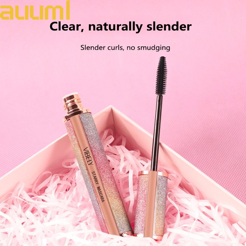 Mascara sợi tơ 4D màu đen kháng nước chuốt mi cong vút và dài hơn auum1
