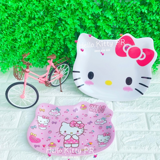 Dĩa cao cấp Hello Kitty