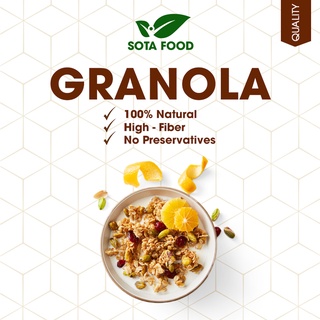 500G Ngũ Cốc Ăn Kiêng Granola Siêu Hạt, Làm Sữa Hạt Eat Clean & Healthy Food