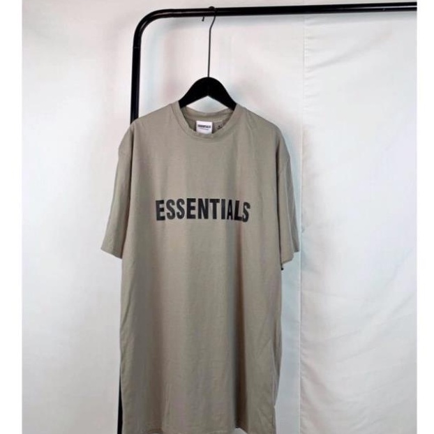 Áo thun tay lỡ ESSENTIALS unisex nam nữ form rộng oversize chất liệu Cotton | BigBuy360 - bigbuy360.vn