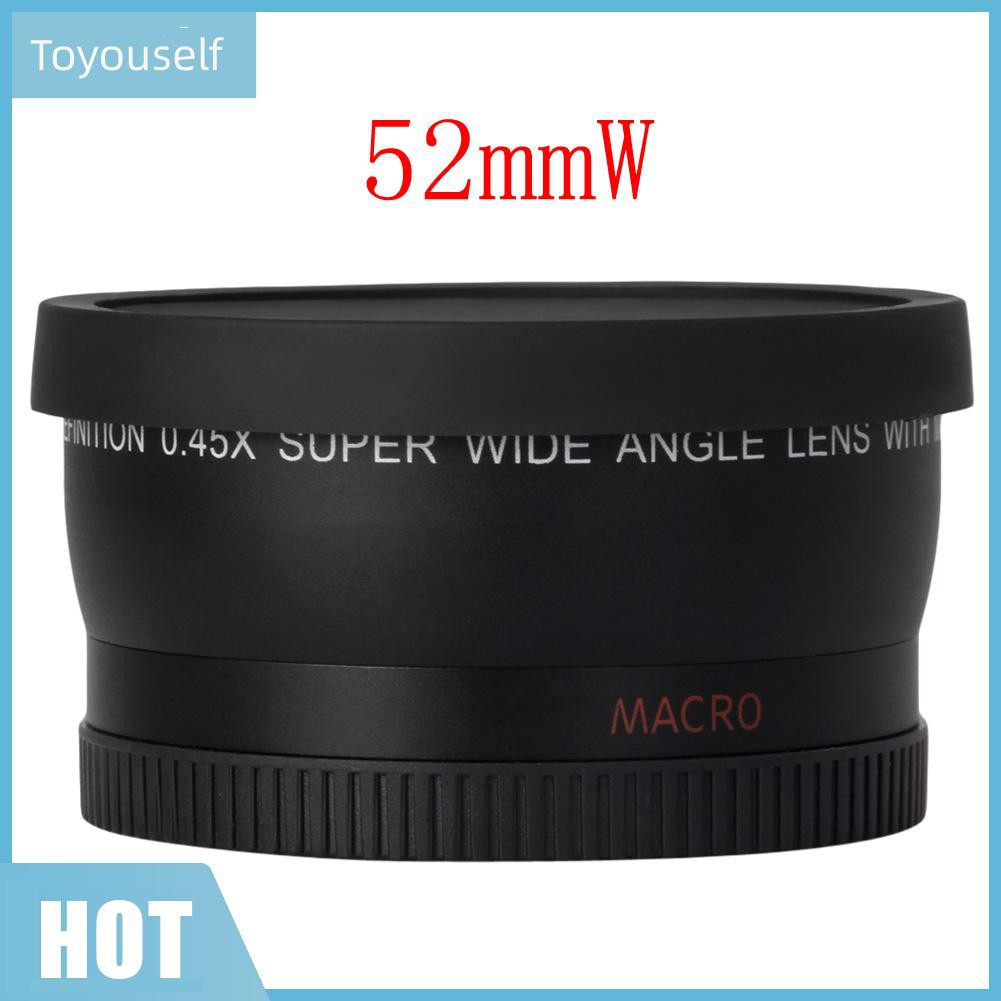 Thấu Kính Góc Siêu Rộng 0.45x 52mm Cho Nikon 18-55mm 55-200mm 50mm