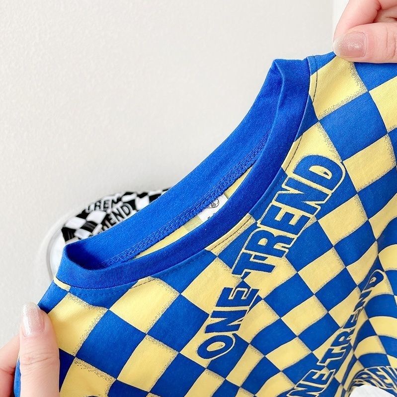 Áo Thun Cotton Nguyên Chất Phong Cách Mới 2022 Cho Bé Trai