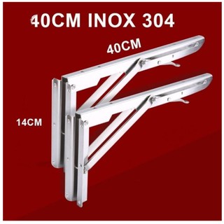 Bộ bản lề gấp thông minh, treo tường 40cm