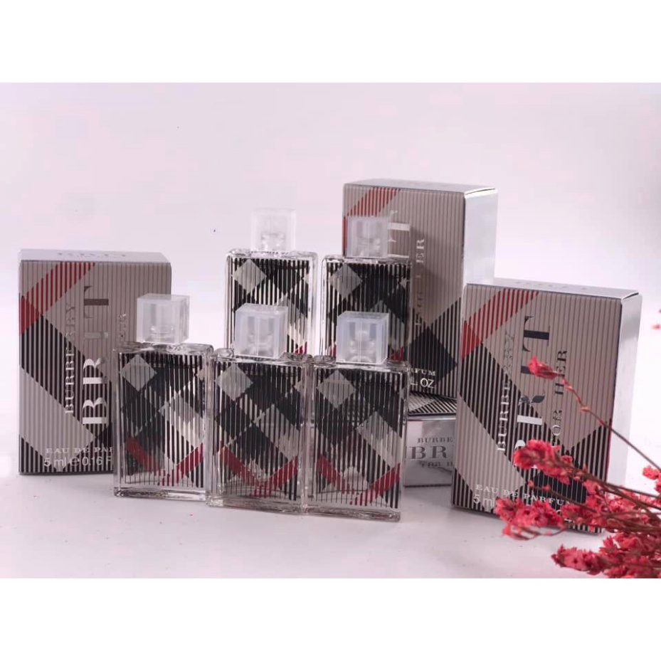 Nước Hoa Nữ Mini Burberry Brit For Her EDP 5mL - Cam Kết Chính Hãng Pháp