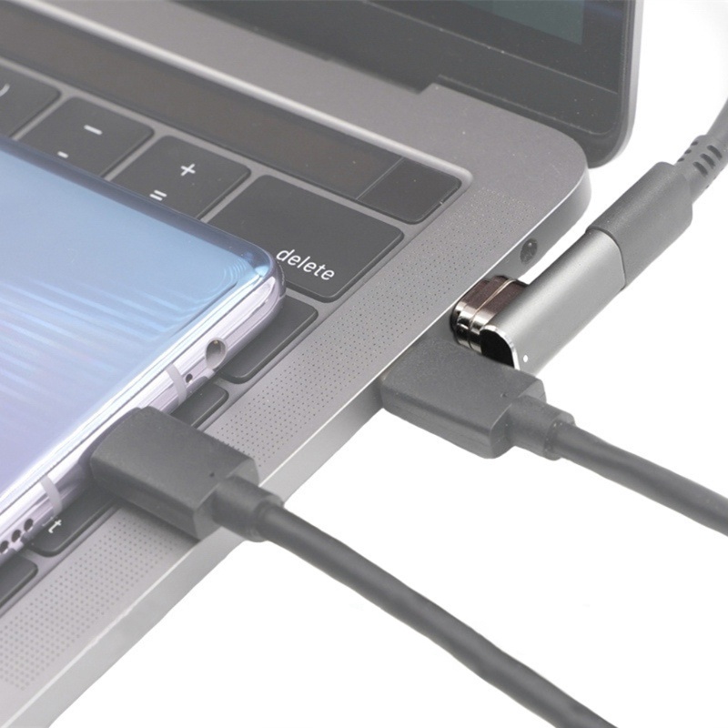 Đầu Chuyển Đổi USB C Từ Tính 9Pins Type C 100W Sạc Nhanh 20 Mbps Chuyên Dụng Cho Pro 2019 Air