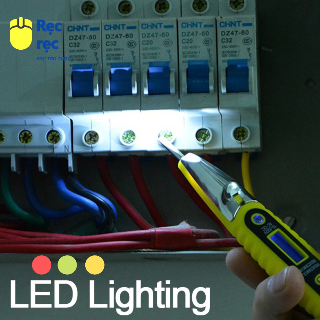 Bút thử điện có màn hình LCD, chống cong vênh khi va chạm