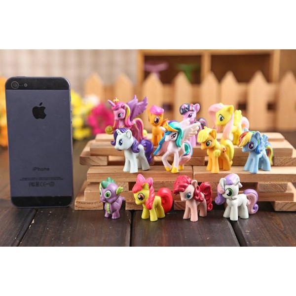 BỘ PONY 12 CON THIÊN THẦN ( loại to ) ảnh&clip thật