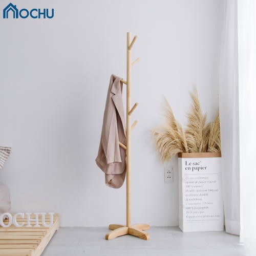 Cây móc treo quần áo đồ đa năng OCHU Kệ giá sào đứng gỗ lắp ráp STANDING HANGER Nội thất thông minh decor phòng ngủ