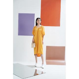 Váy cổ v nhún thân tay dơi q14 cchat