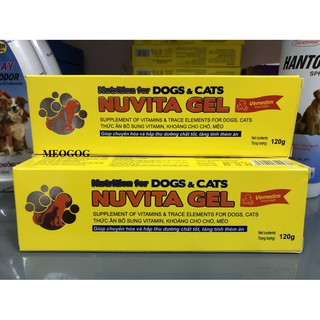 NUVITA GEL Vimedim Thức ăn bổ sung vitamin, khoáng cho chó mèo MEOGOG
