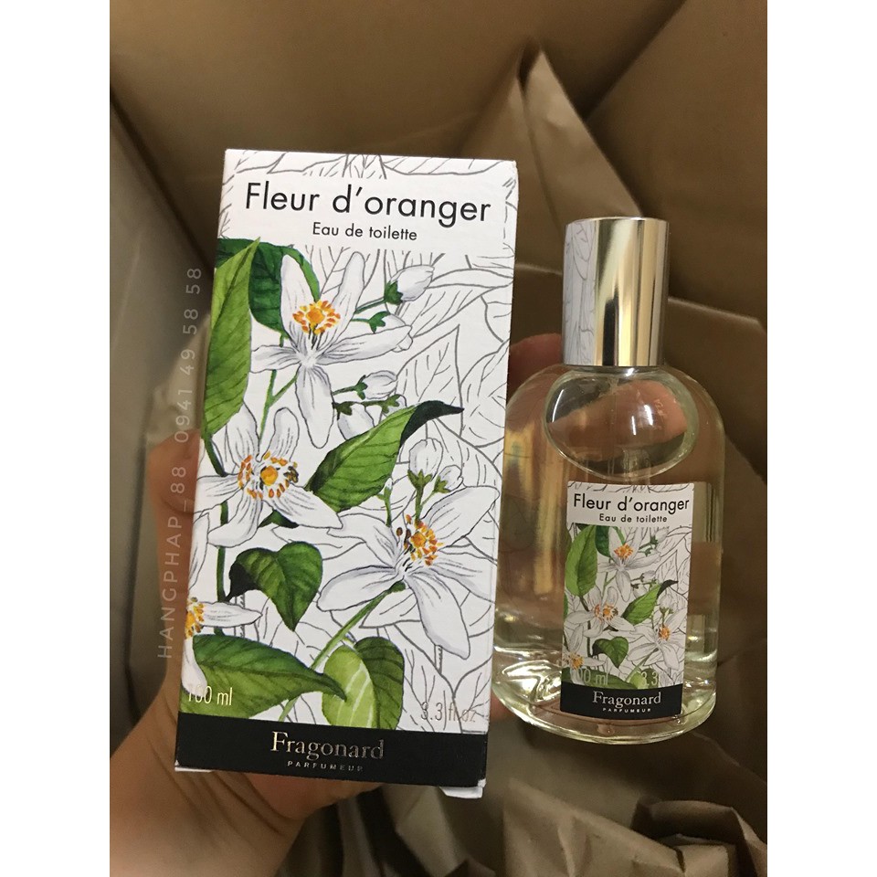 Nước hoa bưởi mẫu mới nhất Fleur D'Oranger EDT 100ml chai full hãng