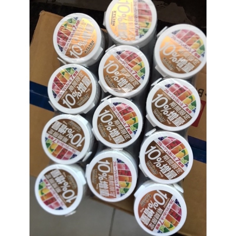 Kẹo Cao Su Trái Cây Meiji 7 vị hàng nội địa Nhật Bản