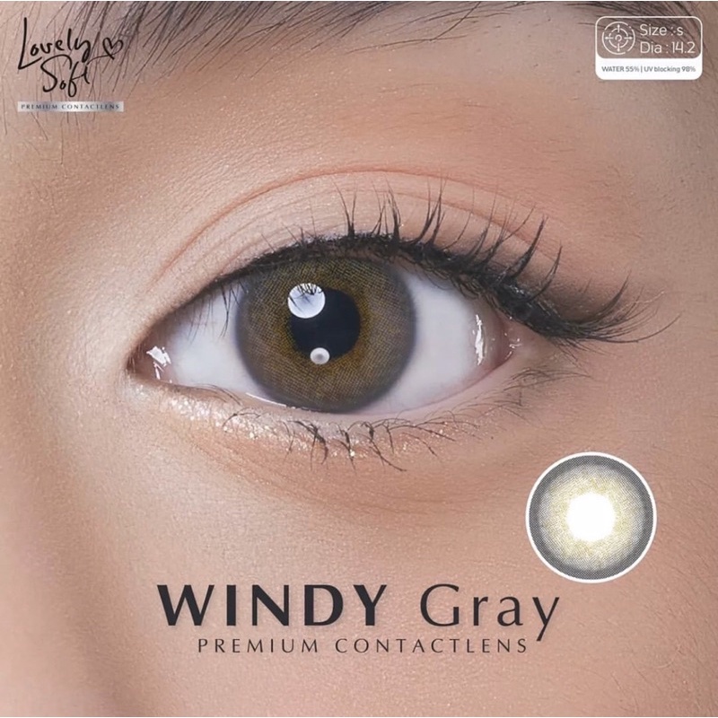 Lens mắt xám xanh Windy