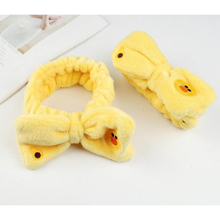 Băng đô nơ LINE (Gấu , Vịt , Thỏ) (Giao màu ngẫu nhiên)