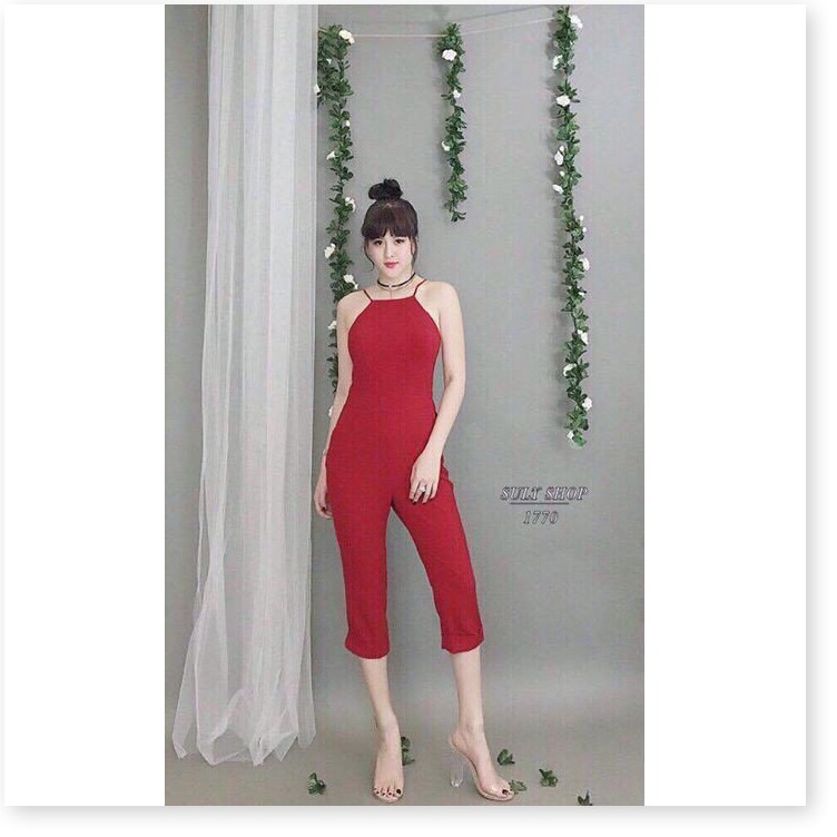 (Top bán chạy )JUMPSUIT DÀI CỘT NƠ SAU LƯNG HÀNG THIẾT KẾ CHUẨN CAO CẤP HQ