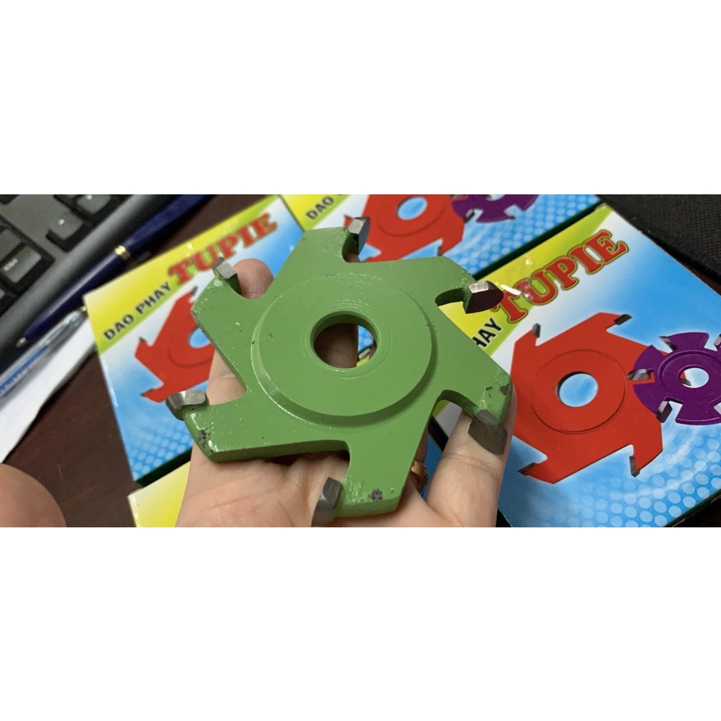 DAO TUBI MÓC GỖ 100 X 10 X lỗ 16 X 6cánh