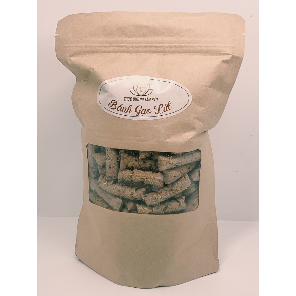 Bánh gạo lứt đũa ăn kiêng, tập GYM, tập YOGA Thực Dưỡng Tâm Bảo - gói 500gram | BigBuy360 - bigbuy360.vn