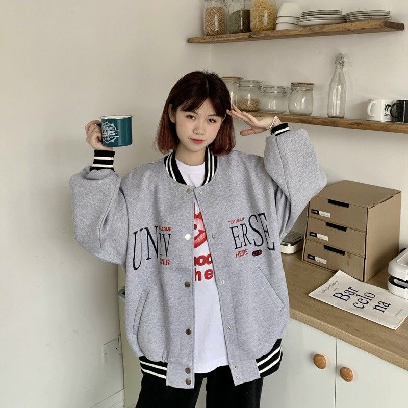 Áo Khoác nỉ bomber UN chất nỉ cotton mịn,form unisex.hangtotgiare98🥰🥰 | BigBuy360 - bigbuy360.vn