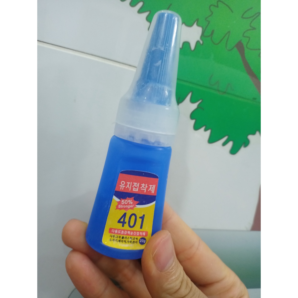 Keo dán móng 401 (100%) khối lượng 20gram