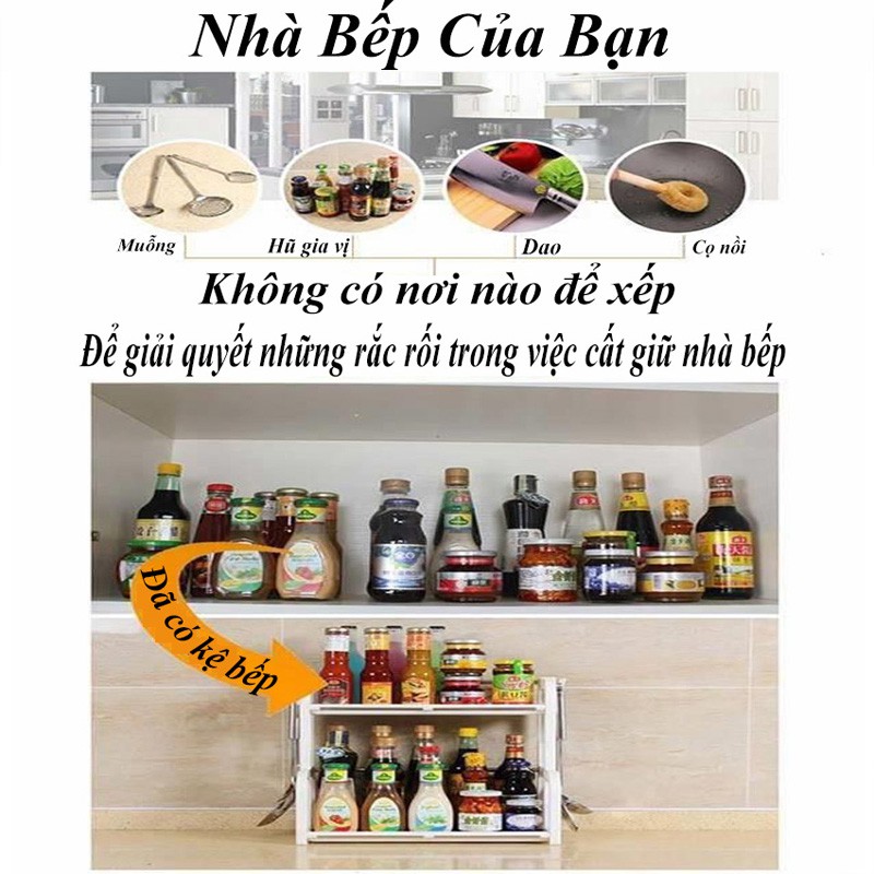 Kệ Đựng Gia Vị Nhà Bếp Tiện Lợi Đa Năng Limo.H | BigBuy360 - bigbuy360.vn